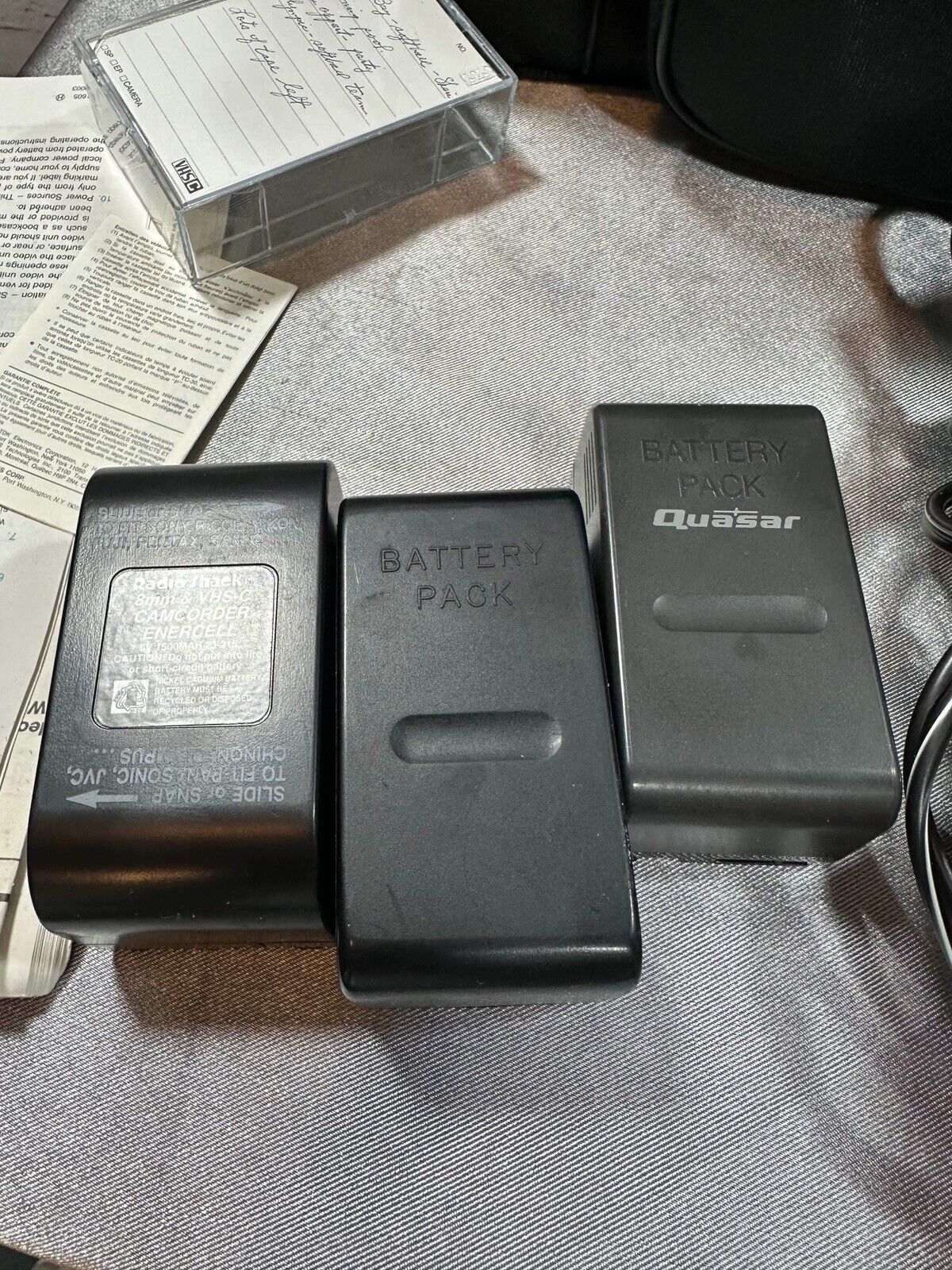 Panasonic Palmcorder PV-18 VHSC - X8 Digital Auto Focus w/ Lots of Xtras!! MISC