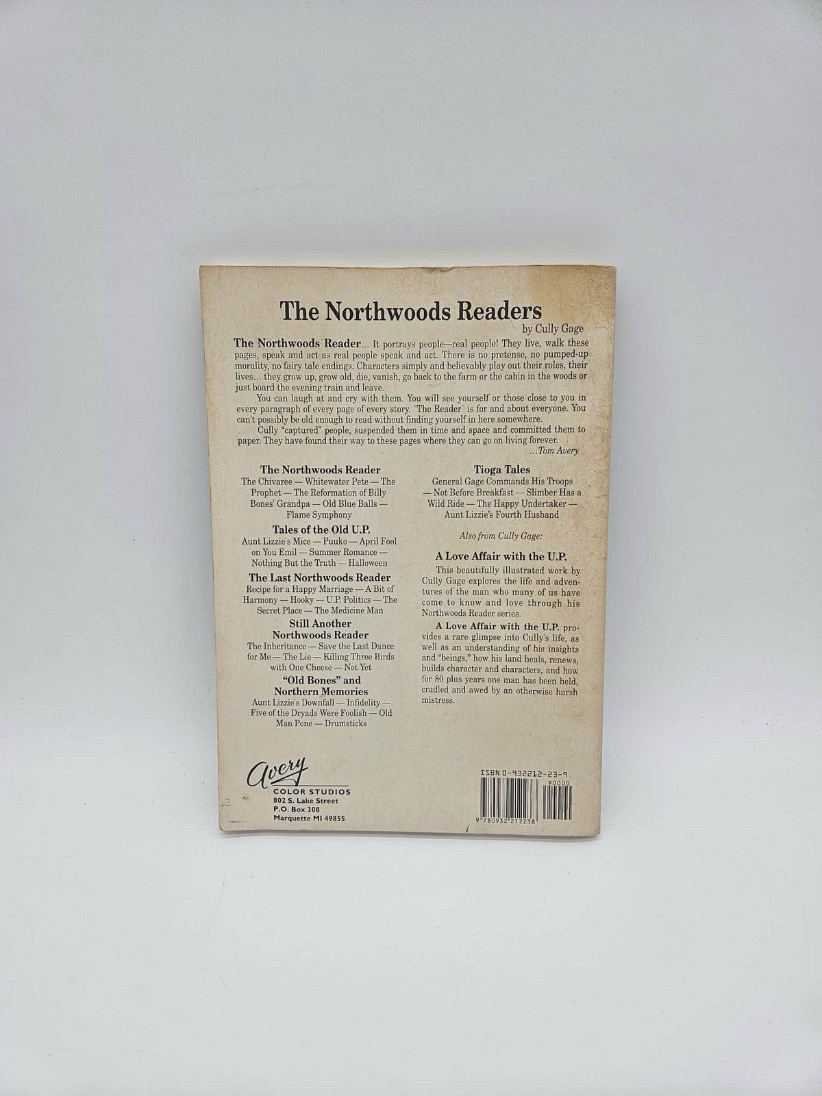 Tales of the old U.P. PB Book Cully Cage 2nd Northwood Reader Upper Michigan