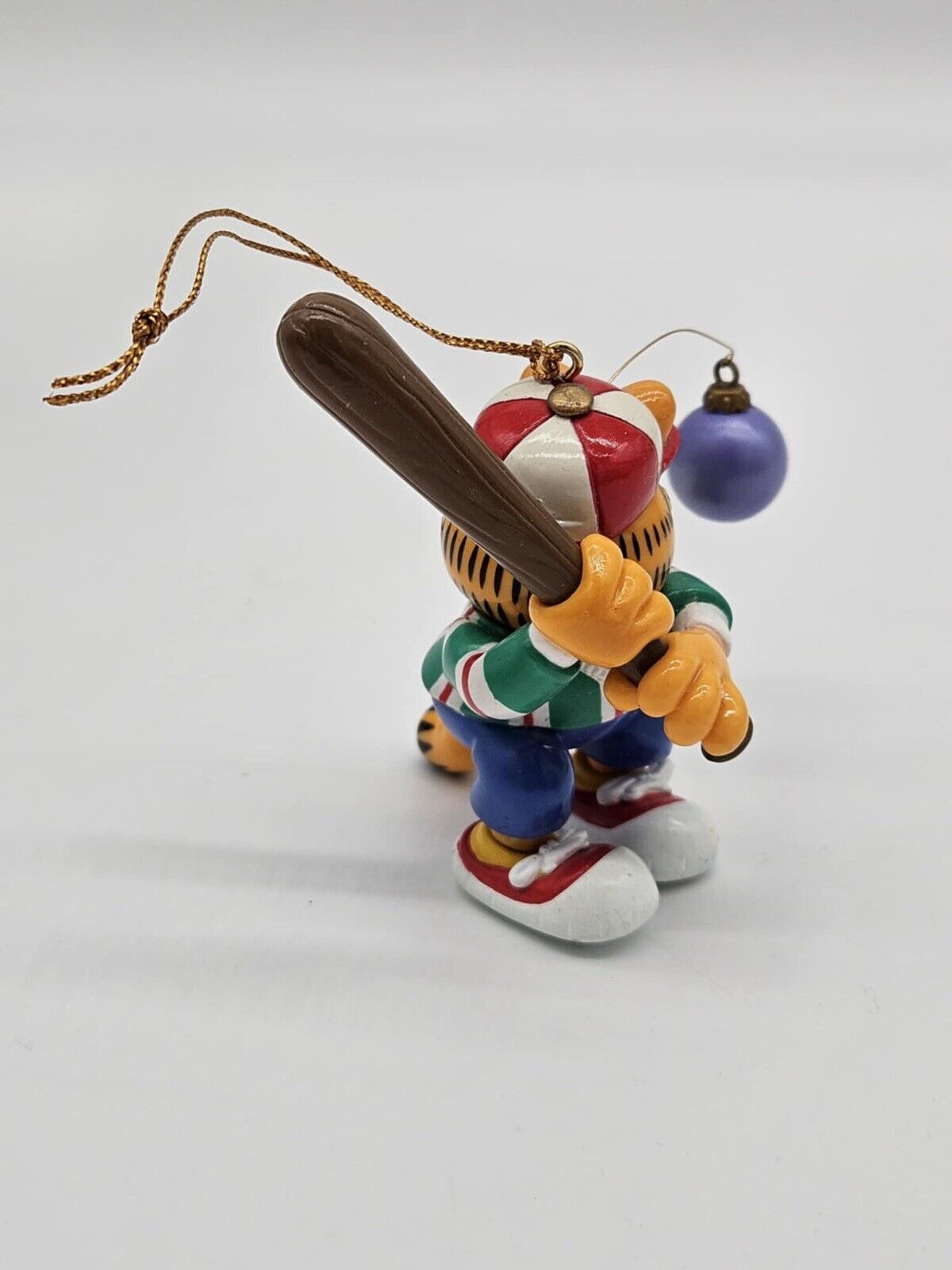 1996 20th Year Garfield Baseball Christmas Ornament Paws Trim-A-Tree