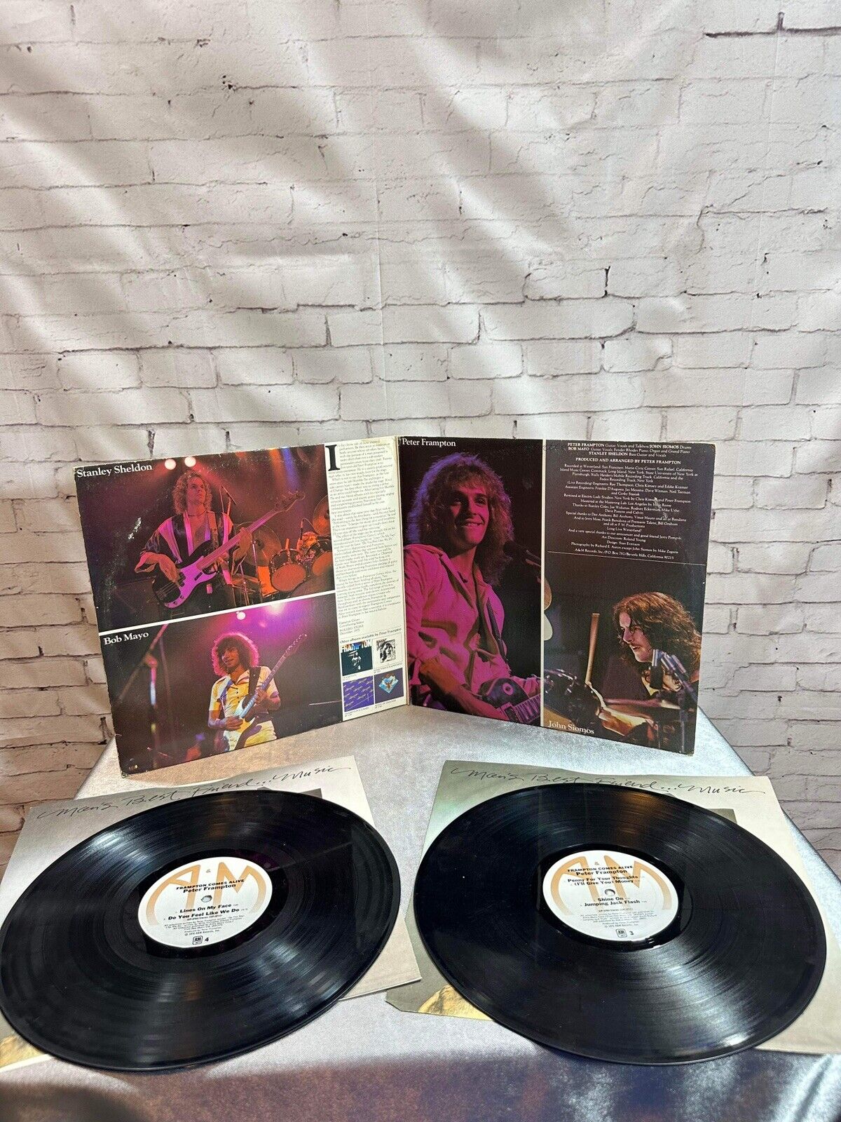Peter Frampton Comes Alive! ORIGINAL 1976 2 LP Vinyl Records