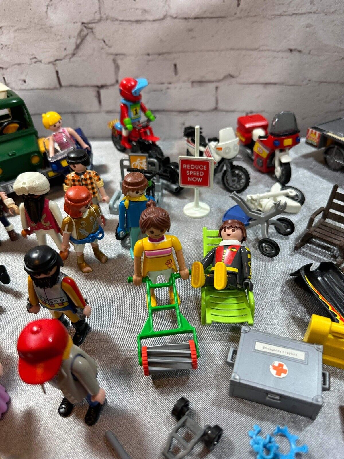 Huge Playmobil Lot of Figures & Accessories VTY