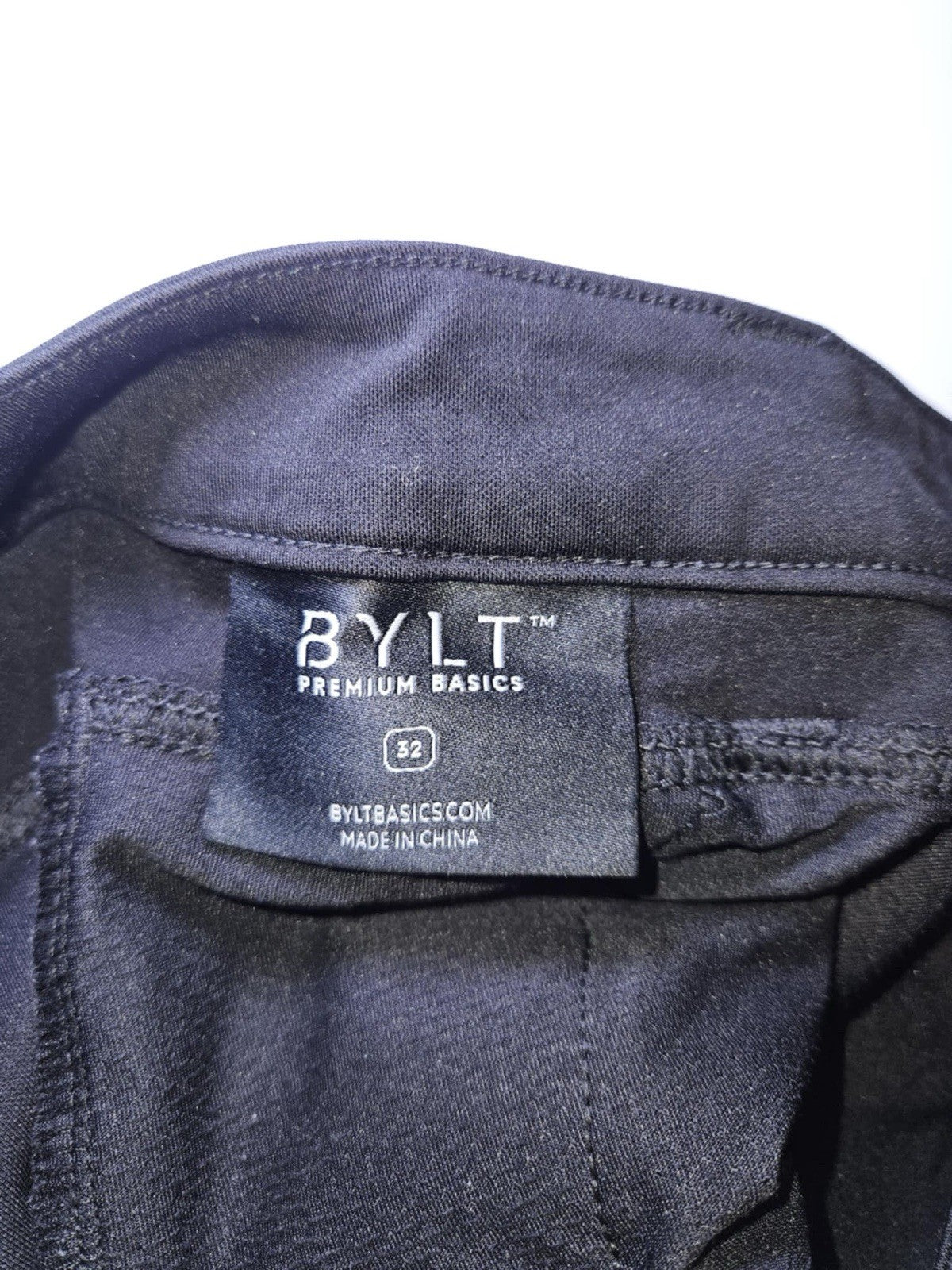 Bylt Kinetic Pants Mens M Charcoal Gray Basics Athletic Performance Golf Chino