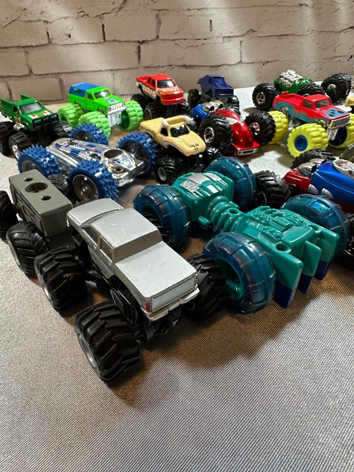 Vintage Lot Of 24 Monster Toy Trucks - Various Brands & Years VTY
