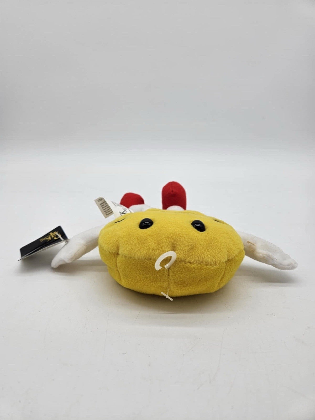 Vintage 24K Stuffed Smiley Face Plush Toy Beanie Boppers 1997 Special Effects 7"