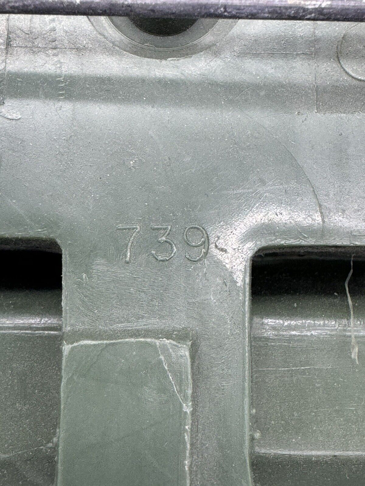 Vintage Processed Plastics Toy Army Jeep with Base For Machine Gun Bin 8