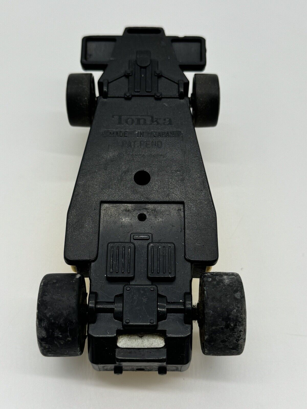 Vintage TONKA JAPAN Formula One Race Car Tin Toy Push Motor w/ Clutch 006