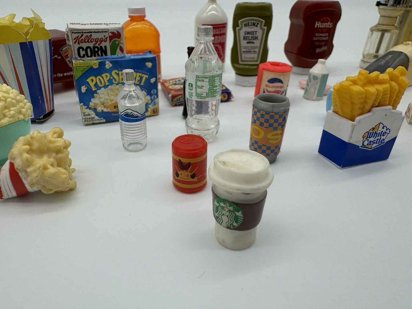 25 Name Brand Miniature Food Items, Dollhouse