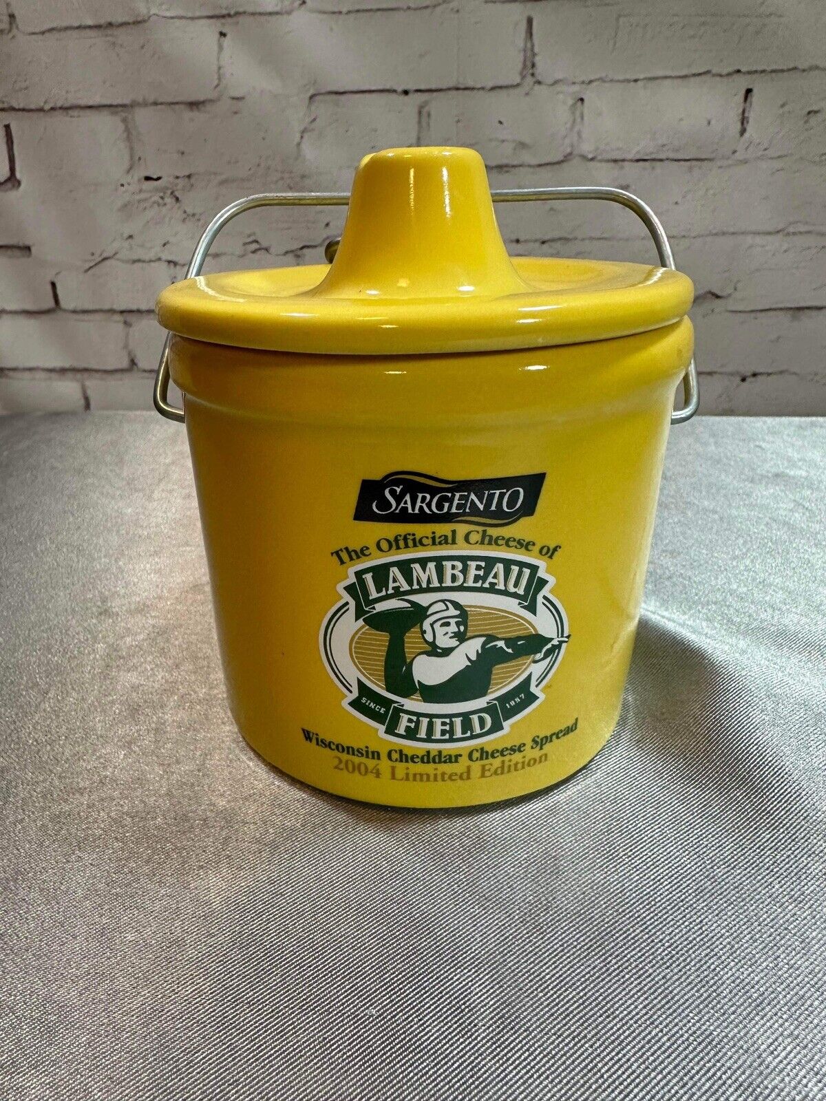 Vintage 2004 Sargento Limited Edition Lambeau Field Crock VCSM