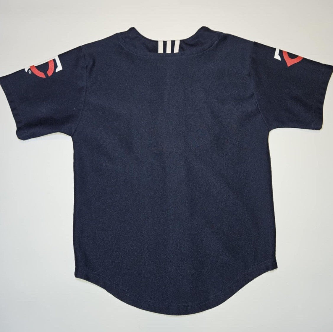 Minnesota Twins Youth Sz S Dark Blue Official Adidas Jersey