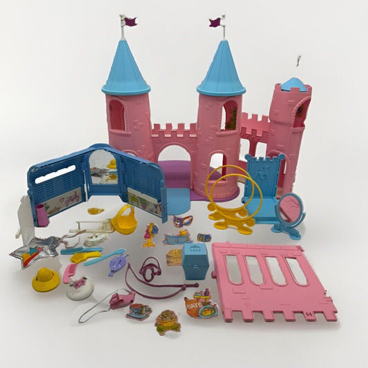 Vintage My Little Pony Pink Dream Castle G1 1984 Near Complete Playset