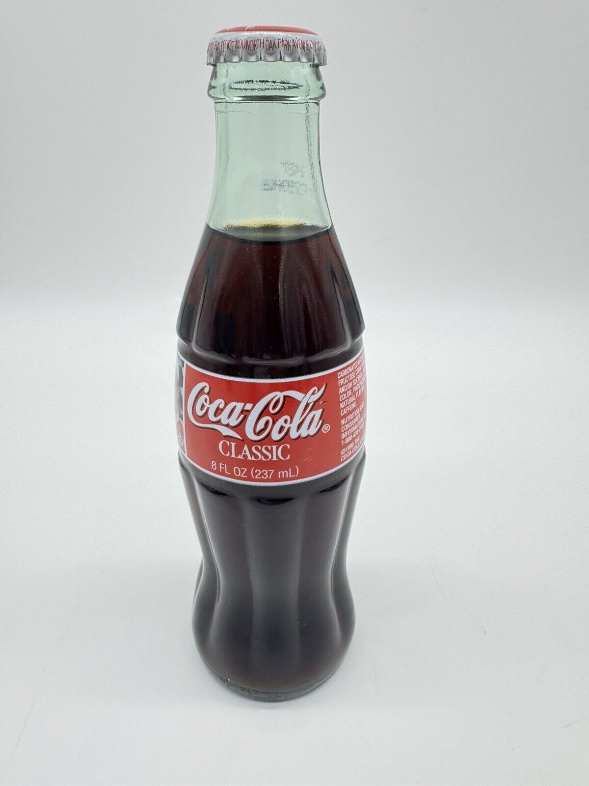 1996 Full Coca Cola bottle #35 Todd Bodine Nascar 8 ounces