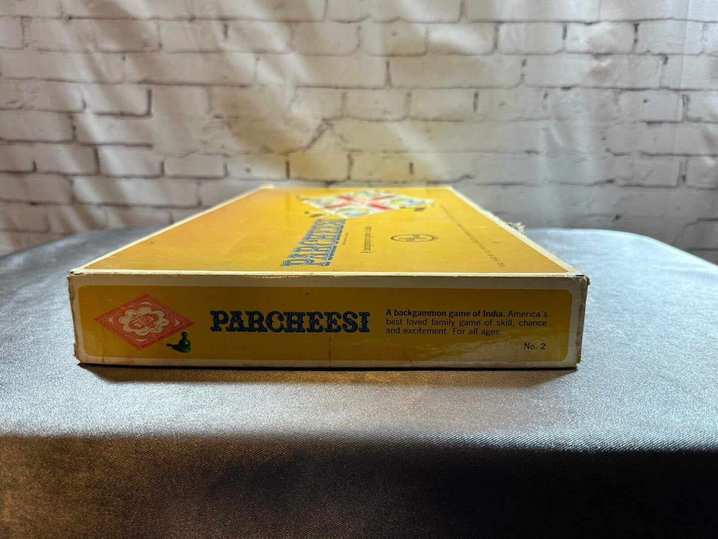 Vintage 1964 Parcheesi Gold Seal Edition Selchow Righter Company Indian VGM