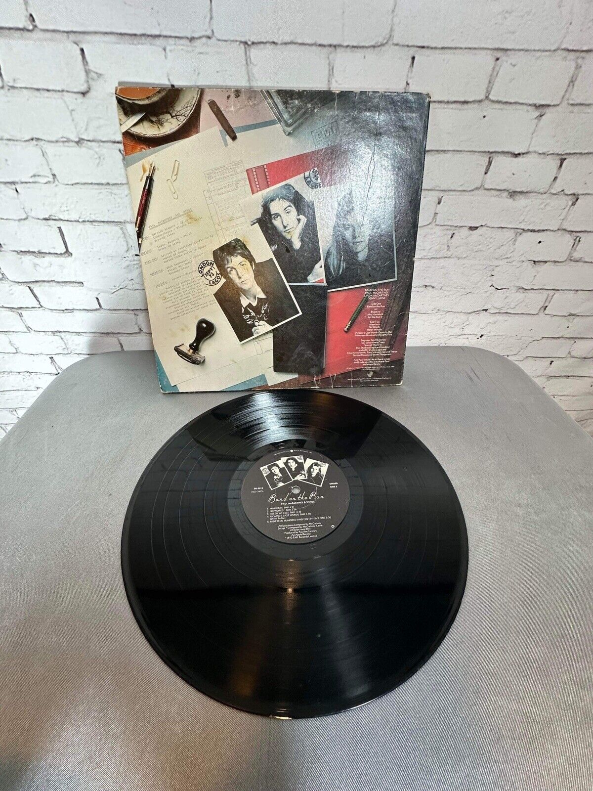 Band on the Run Wings Lp Album Record 33 Paul McCartney Vinyl