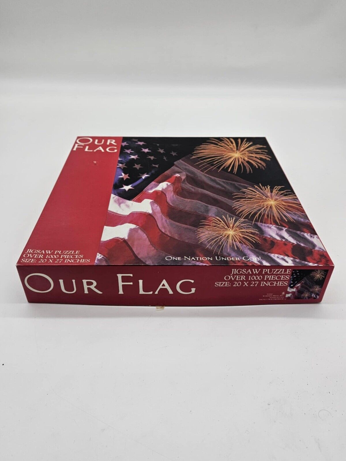 1980s Vintage ‘Our Flag’ Patriotic Jigsaw Puzzle