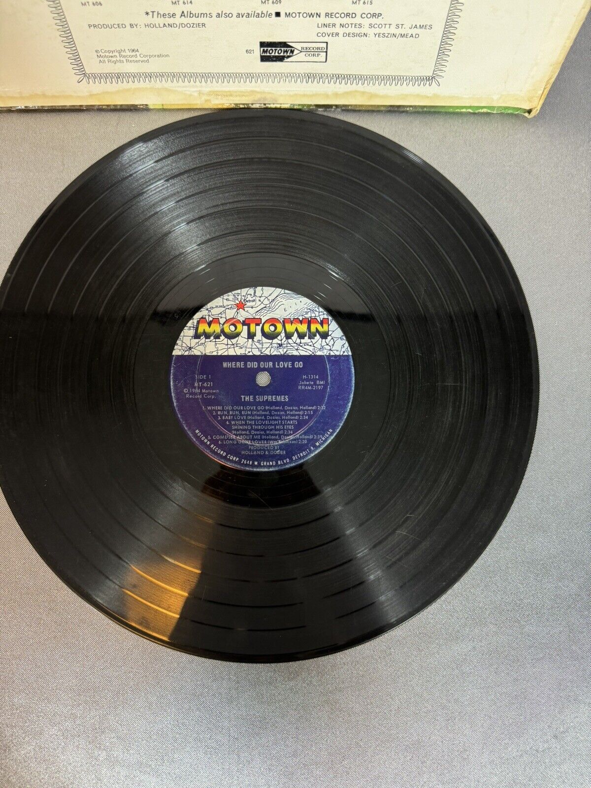 The Supremes Where Did Our Love Go Motown 621 Vinyl LP 1964