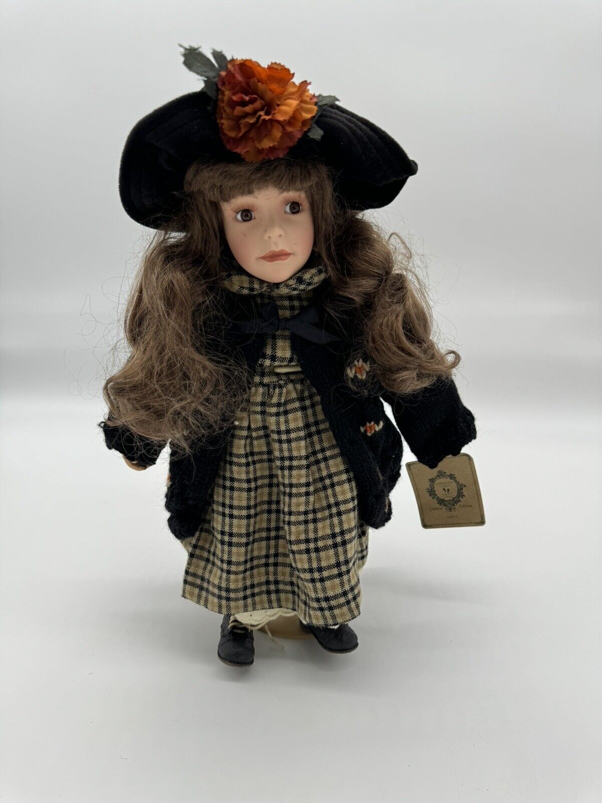 #331/1200 LIMITED EDITION Porcelain Doll “KAYLA” by BOYDS-Yesterdays Child Col