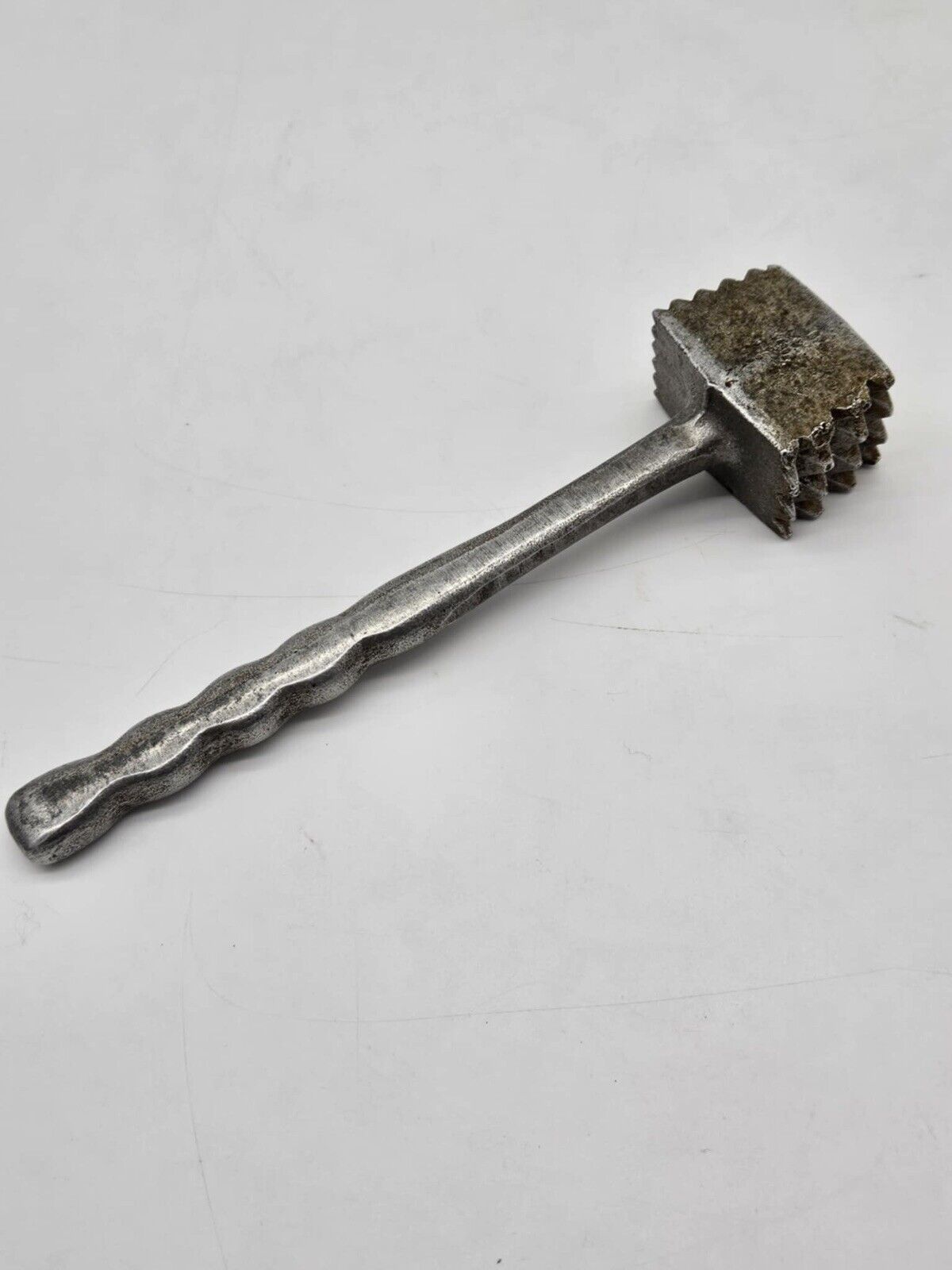 Vintage Metal Meat Tenderizer Mallet 8"L