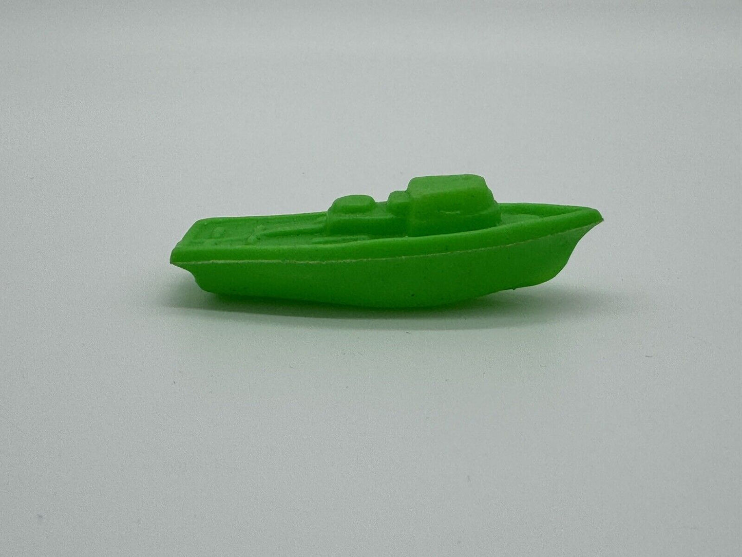 Vintage Blow Mold Plastic Green Boat VTY