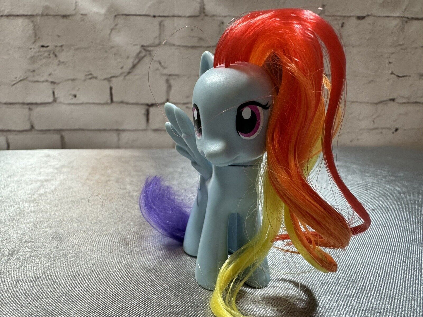 My Little Pony G4 Rainbow Dash Brushable Toy Used As Is C1-2
