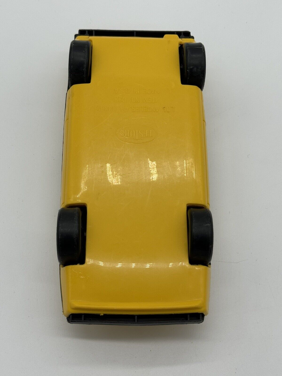 1/20 SCALE 1980s VINTAGE TESTORS #1022 LOTUS ESPIRIT YELLOW PLASTIC CAR VTY 005