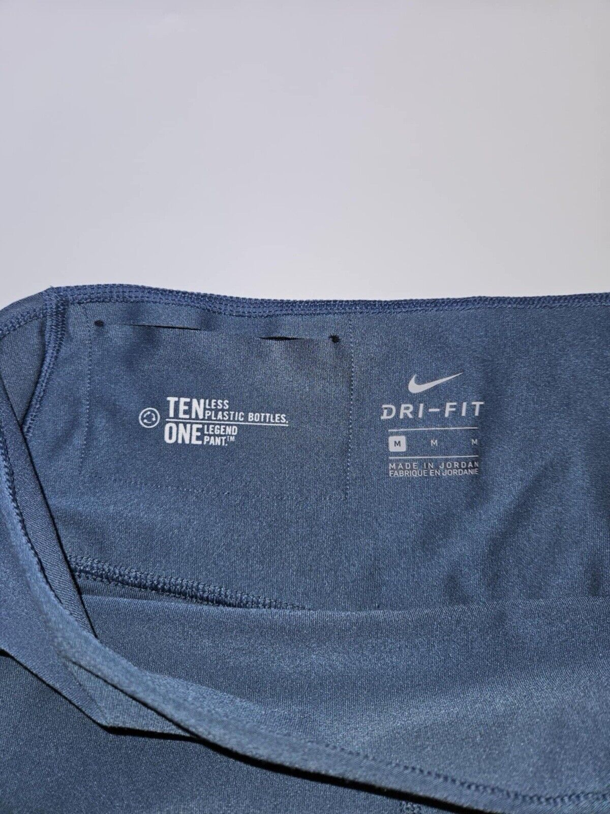 Nike JDI Leggings Yoga Pants Dri-Fit Womens Medium Just Do It Workout Blue 4713