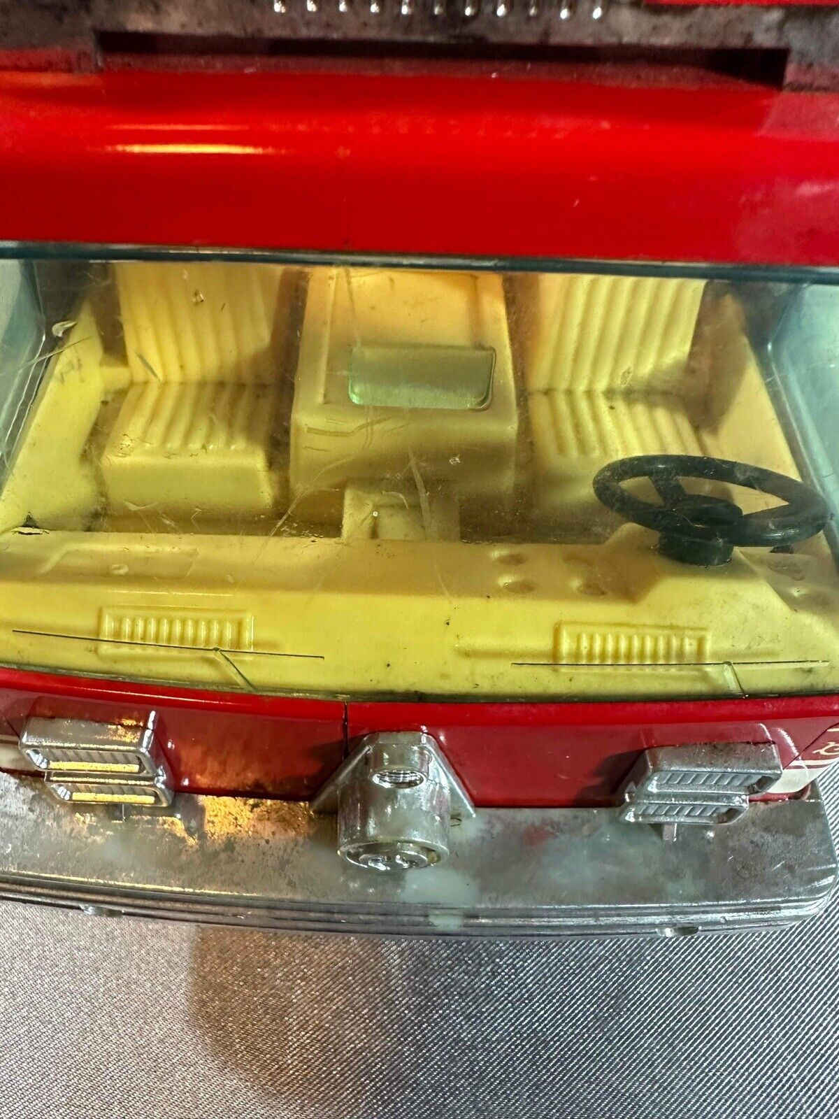 VNT Nylint Metal Muscle No. 5 Fire Engine Truck CAB ONLY. NO TRAILER 1980'S VTY