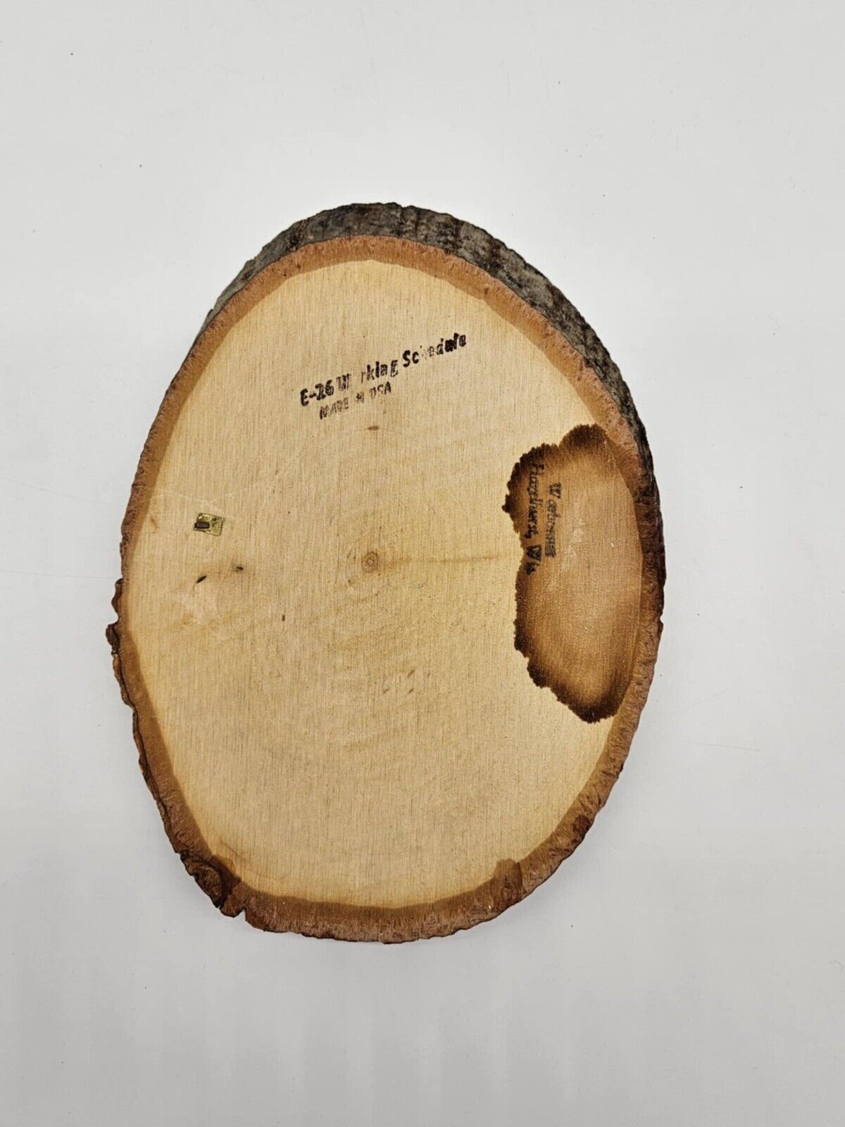 ☕️ Funny gag work gift Vintage Estes Park CO Working hours  wood slab log sign