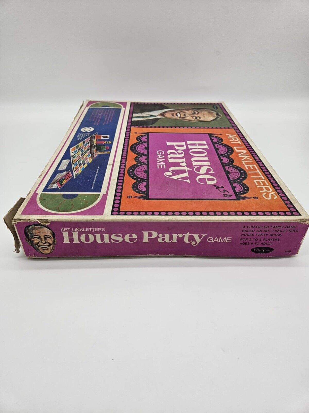 VINTAGE 1968 Art Linkletter's House Party Board Game TV Show COMPLETE VGM