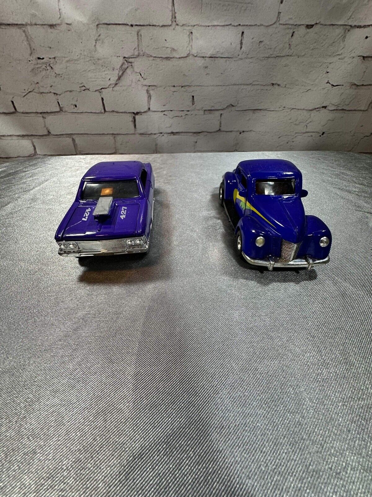 Vintage Tootsie Toys 1940 Ford Coupe & 1966 Chevy Malibu Model Toy Cars