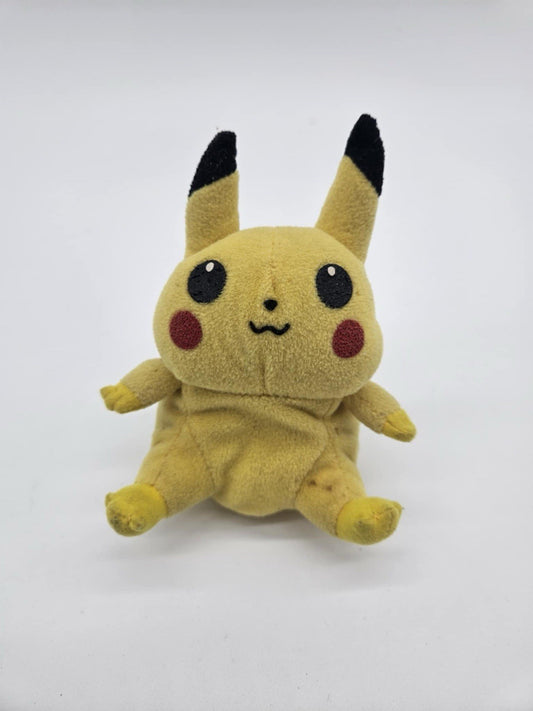 Vintage Pokemon Pikachu 5” Bean Bag Plush 1998 Game Freak Beanie Stuffed Toy