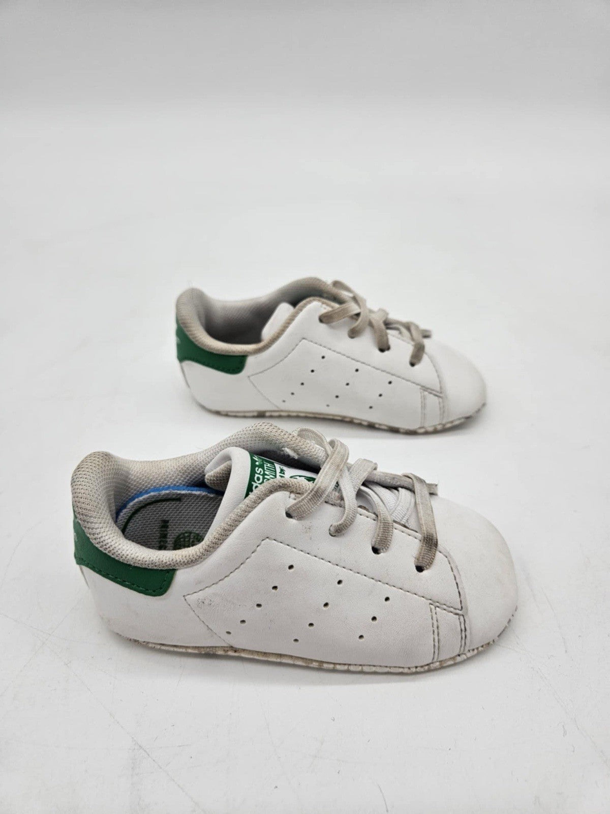 Adidas Toddler White And Green Stan Smith Sz 4 Toddler