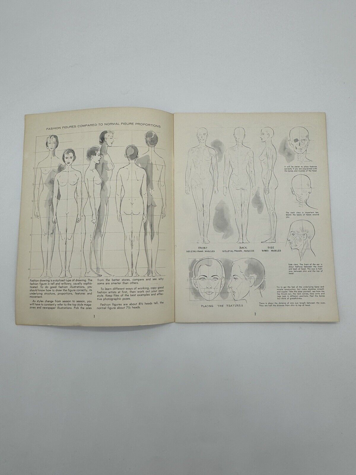 VINTAGE 50s | How to Draw and Paint Fashions | Viola French | VERY FINE + Unused