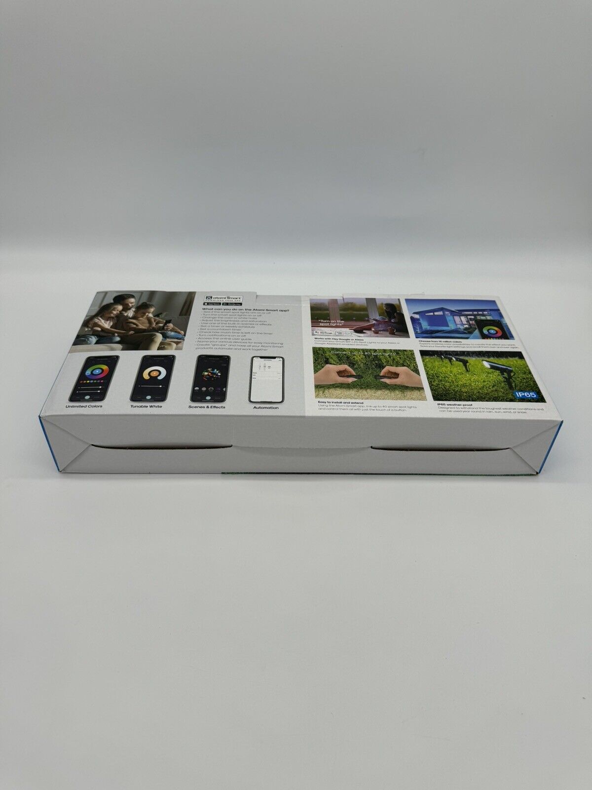 New Atomi Smart WiFi LED Color Changing Spot Lights 4 Pack Starter Kit Outdoor