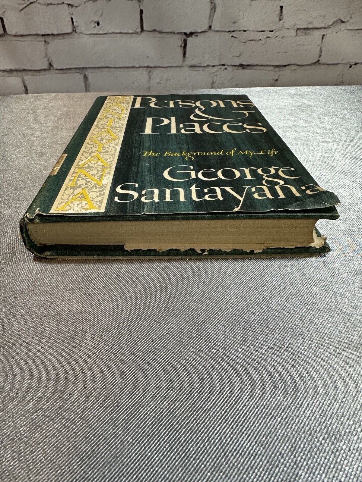 1944 Persons And Places The Background of My Life Book George Santayana VBKS