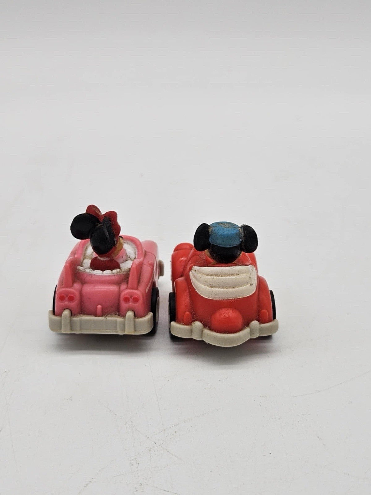 1988 Lot of 2 Mickey's Birthday Land Pull Back Happy Meal Disney McDonalds 1988