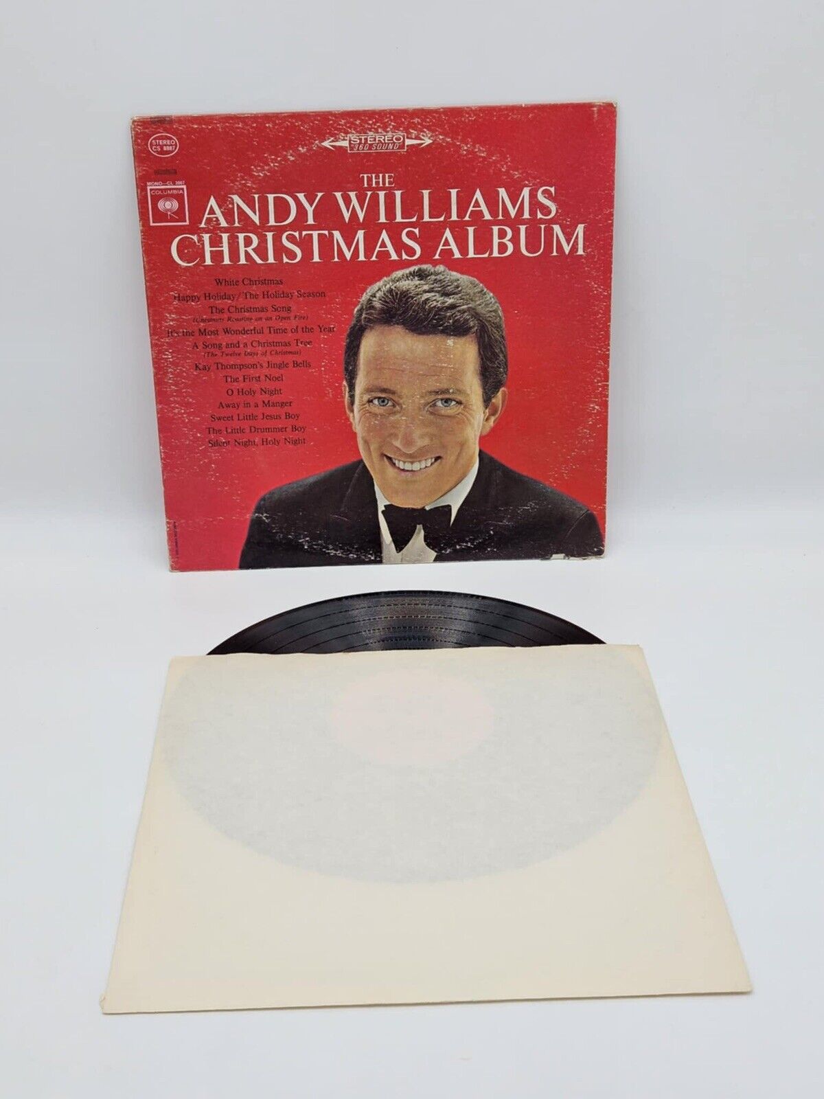 THE ANDY WILLIAMS CHRISTMAS VINAL RECORD ALBUM