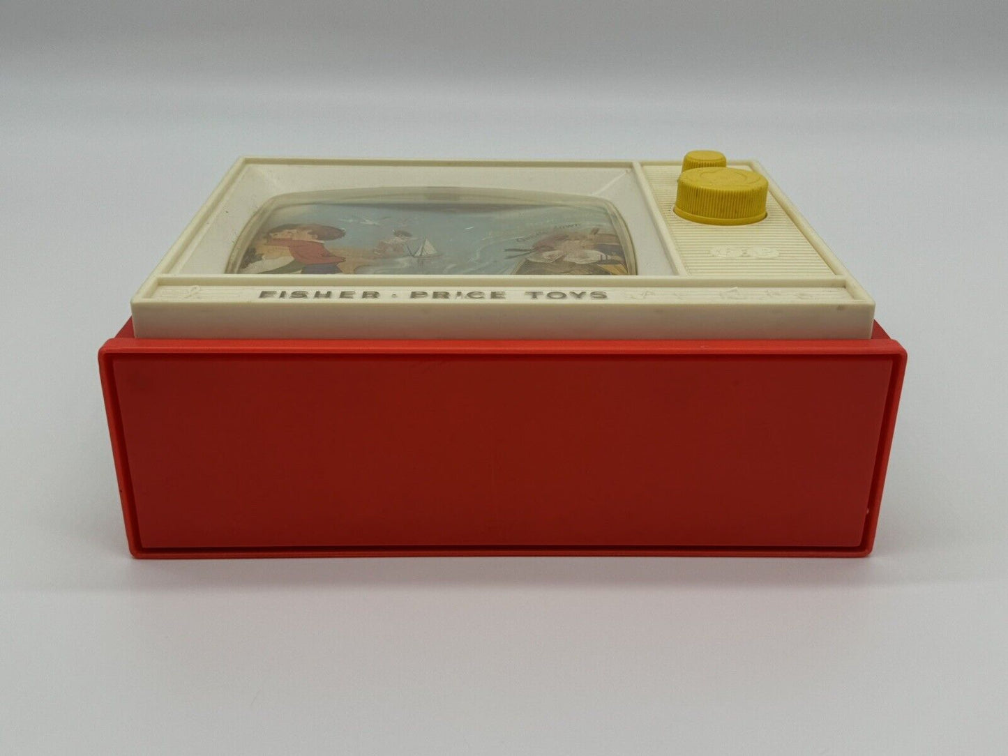 ADORABLE COLLECTOR'S HTF Vintage 1964 Fisher Price two tune TOY MUSIC BOX VTY