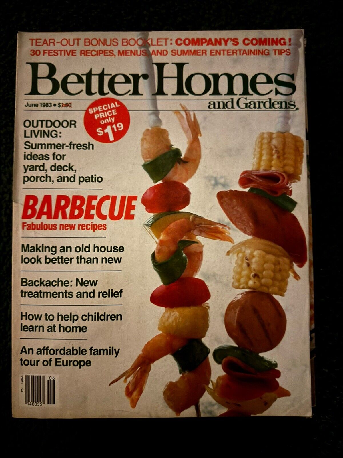 Vintage 1980's Better Homes and Gardens Magazines Lot of 12 Recipes - Adverising