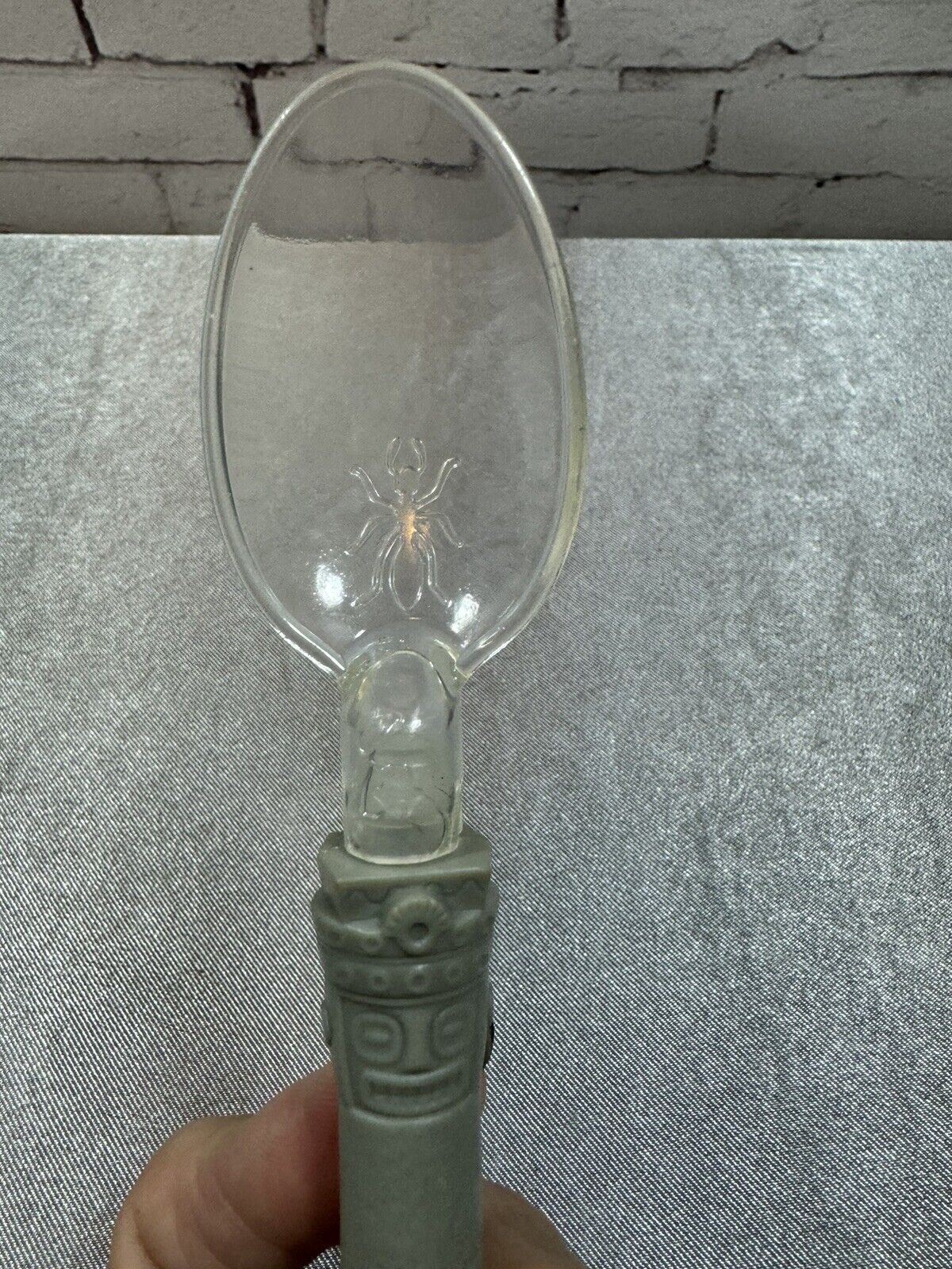 Vintage Indiana Jones light up cereal spoon - Works 005 VTY
