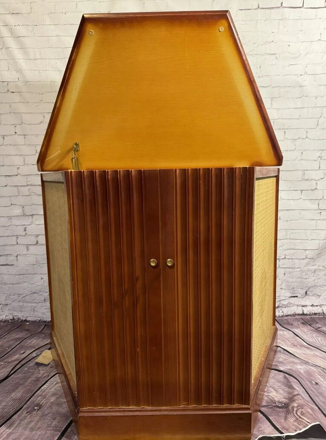 50s WORKING Mid Century Westinghouse Record Player Turntable Diamond VFRN