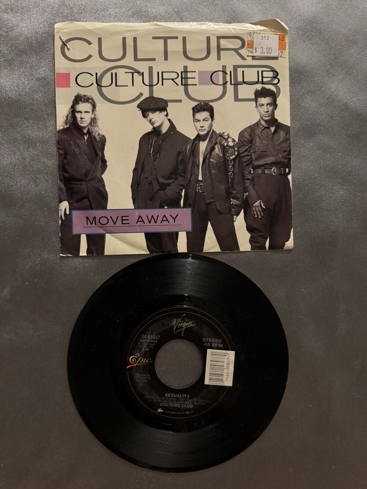 CULTURE CLUB FROM LUXURY TO HEARTACHE record vinyl Single 7” 45