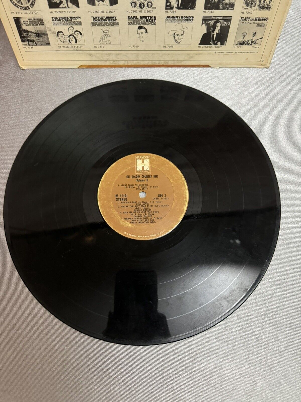 Golden Country Hits Vol. 2 1966 Comp. HS-11191 Vinyl 12'' Vintage