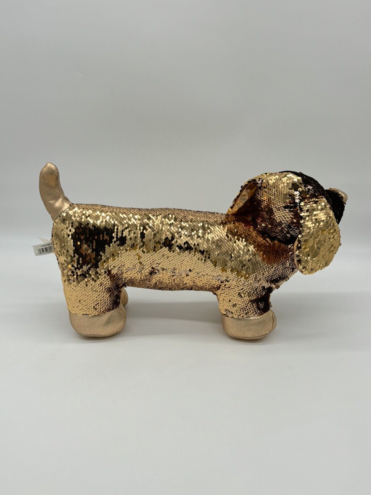 Dan Dee Plush Dachshund Wiener Dog Gold Sequins Bling - 21”