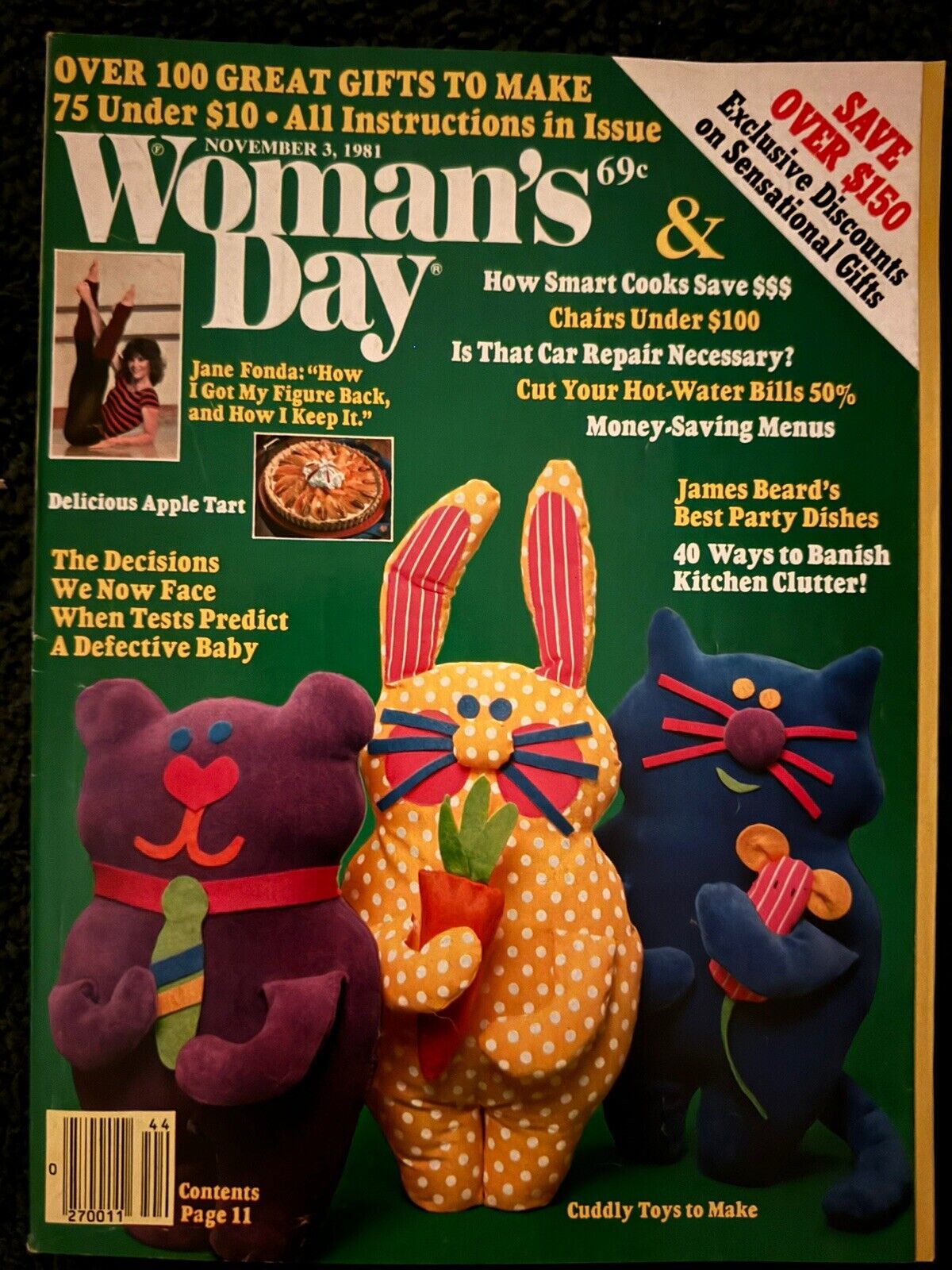 Vintage 1980s Woman’s Day Magazine Lot of 6