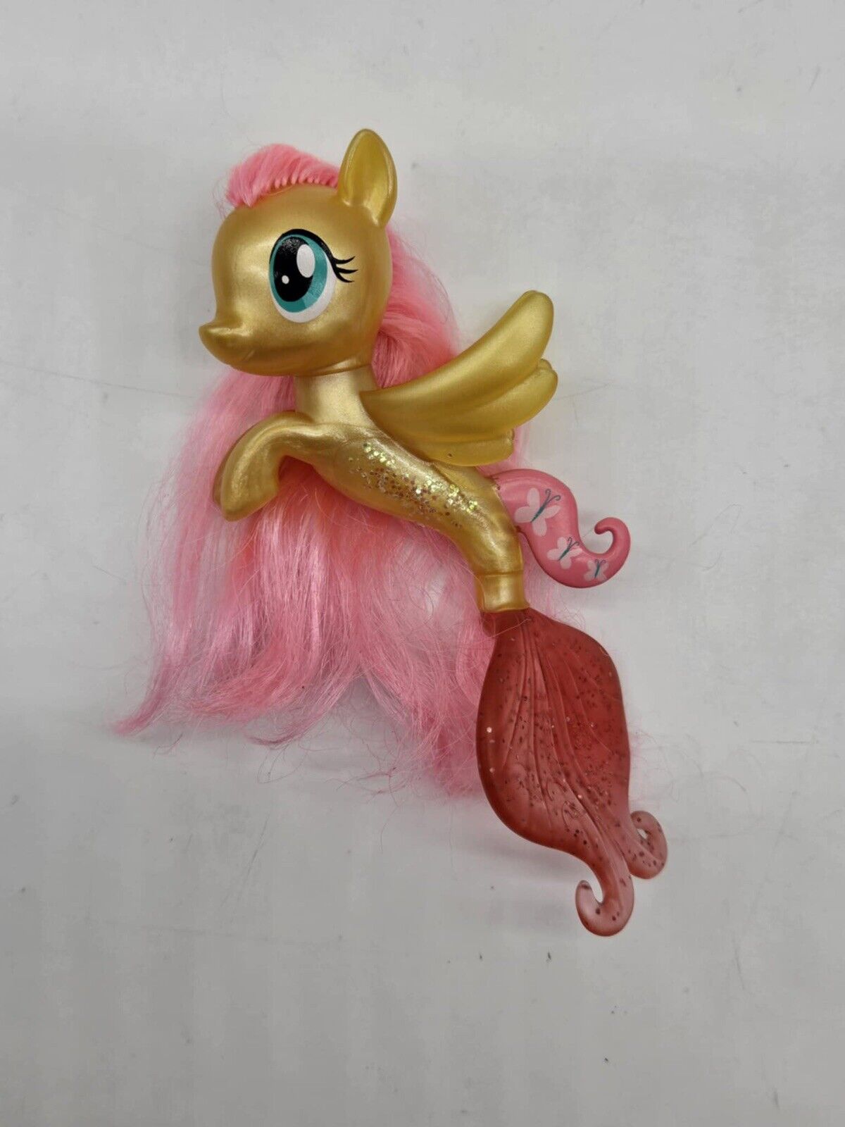 2016 HASBRO My Little Pony RAINBOW DASH SEA MERMAID PONY PVC FIGURE 4"