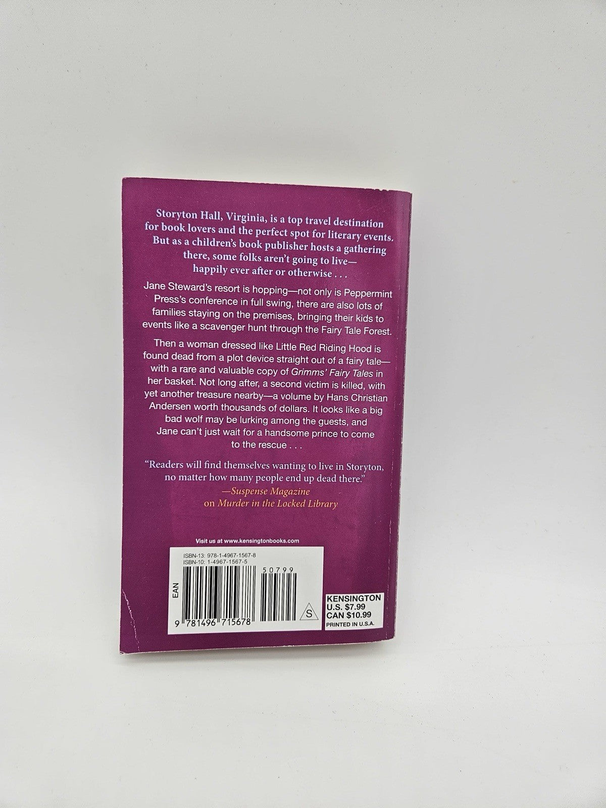 Murder in the Storybook Cottage by Ellery Adams Paperback Cozy Mystery Book