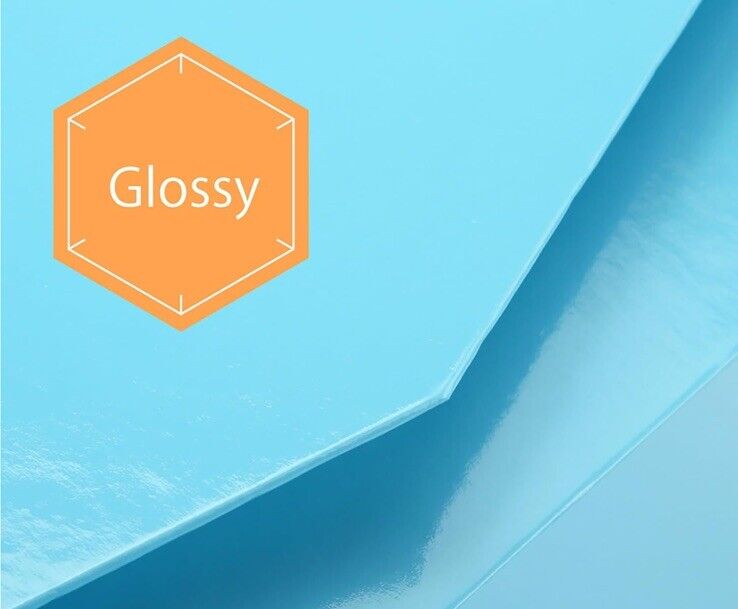 6 Gift Boxes 13.5X9X4.1 Large Gift Boxes w/ Magnetic Closer ~ Glossy Blue