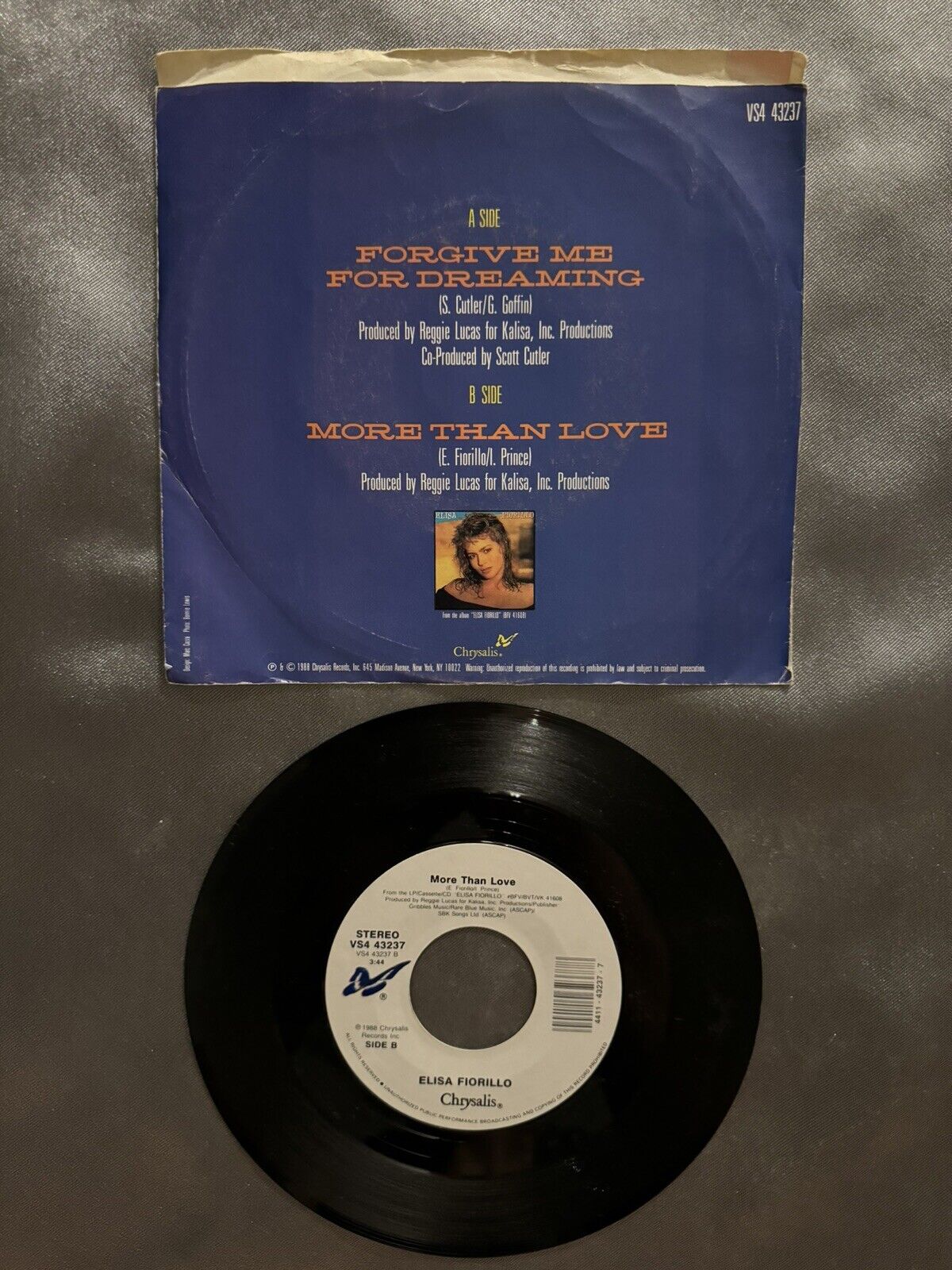 Elisa Fiorillo/Forgive Me For Dreaming + 1 (U.S./45 RPM 7" Vinyl Record)