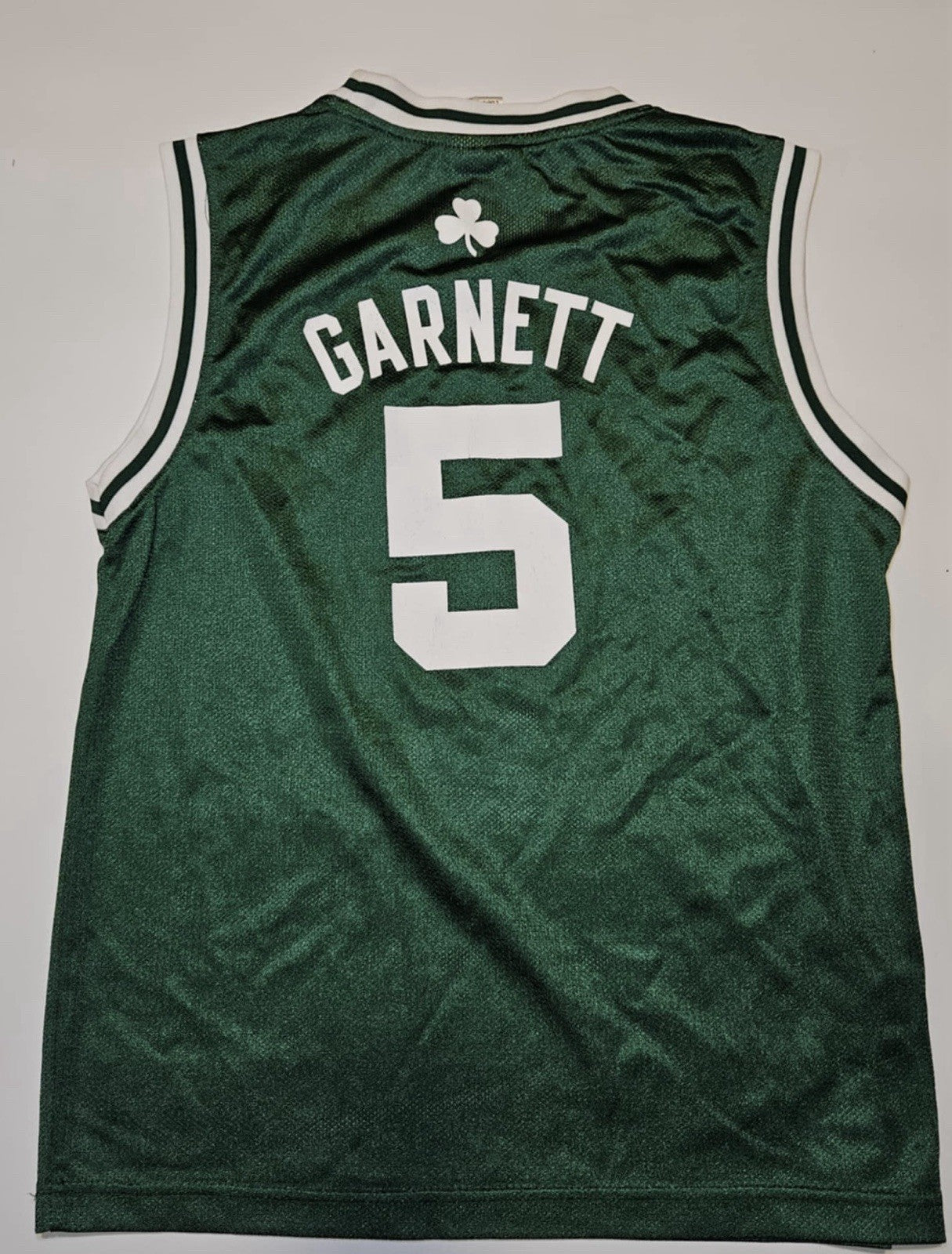 Boston Celtics Kevin Garnett Adidas Jersey Size Youth L Green NBA
