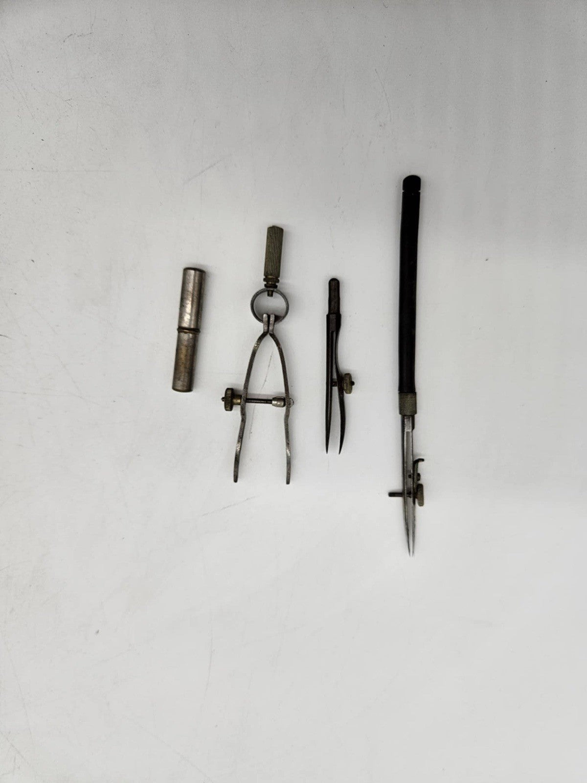 Vintage Eugene Dietzgen Co. Science Engineering Draft Tool Set W/Case Incomplete